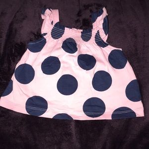 Polka dot tank top